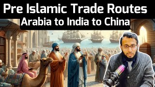 Pre Islamic Arabian Trade Routes to India and China traderoutes India preislamicarabia china [upl. by Eisseb]