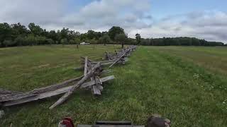 Rail fence mowing with a Ferris 3100Z [upl. by Ilwain]