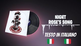 Fortnite Lobby Music  Night Roses Song  Testo in Italiano [upl. by Nisior557]