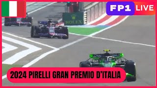 🔴F1 LIVE  2024 ITALIAN GP  FP1  Live data and Commentary Autodromo Nazionale Monza [upl. by Halas192]