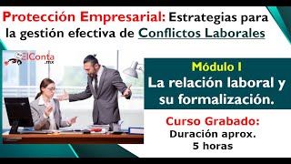 La relación laboral y su formalización Estrategias para gestión efectiva de conflictos laborales [upl. by Feld]