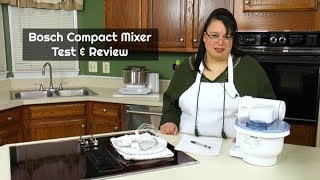 Bosch Compact Mixer Review MUM4405  Stand Mixer Review  Amy Learns to Cook [upl. by Bullock]