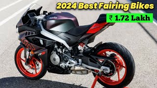 Top 7 Best Fairing Bikes in India 2024  From Rs 172 Lakh  Best Looking Sport Bikes in India [upl. by Akemhs]