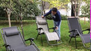 How to quickly fold back the Zero Gravity Chair [upl. by Ainomar]