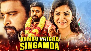 Kombu Vatcha Singamda 2024 New Released Hindi Dubbed Action Movie  M Sasikumar Madonna Sebastian [upl. by Chaffee]