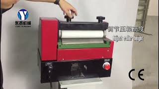 Wet Wipes Lid Hot Melt Adhesive Coating Machine CE Approved EVA Hot Melt Roller [upl. by Annehsat]