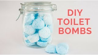 Como hacer pastillas efervescentes para inodoros limpios Toilet Bombs [upl. by Atinuhs]