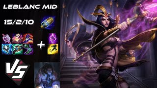 MID LeBlanc vs Sylas  EU Grandmaster Patch 1416 [upl. by Orlena]