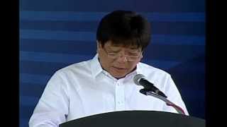 President Benigno S Aquino IIIs Speech read by Sec Proceso Alcala 11132012 [upl. by Sivartal758]