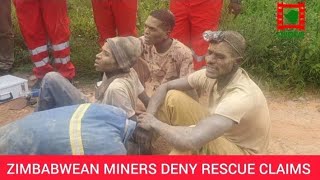 BREAKING Trapped Zimbabwe miners deny that they were rescued [upl. by Harat530]