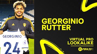 FIFA 23  PRO CLUBS  GEORGINIO RUTTER TRANSFERS 2023 CREATION [upl. by Anelegna]