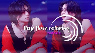 Haje flare coloring tutorial in alight motion [upl. by Niwrud]