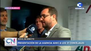 Presentación de la agencia ADEC a los 31 concejales [upl. by Tandi]