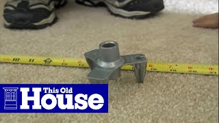 How to Repair Squeaky Floors Through Carpeting  This Old House [upl. by Barbabra]