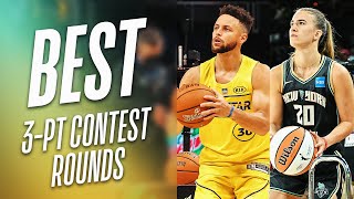 Steph Curry amp Sabrina Ionescu BEST 3Point Contest Rounds 🔥🏆 [upl. by Ainel]