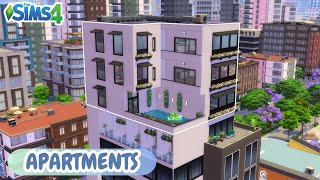 Building Penthouse Apartments  Sims 4 Speed Build  sims4 sims4build [upl. by Aibos]