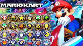 Mario Kart 8 Deluxe  All Tracks 200cc DLC Included [upl. by Inuat720]