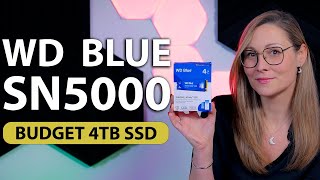 Best New Budget SSD  WD Blue SN5000 Gen4 NVMe SSD Review [upl. by Tnaryb]