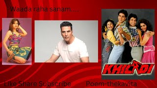 Khiladi Movie Song waada raha sanam 90ssongs akshaykumar ayeshajulka wadarahasanam lovesongs [upl. by Adabel]