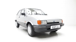 An Astonishing Ford Fiesta Mk2 11 Ghia with Just 22787 Miles  SOLD [upl. by Renelle]