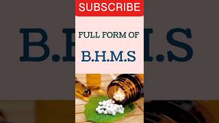 Full Form Of bhms fullform knowledge video status shortvideo viral education trending yt [upl. by Emor]