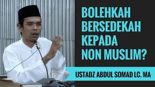 Bolehkah Bersedekah Kepada Non Muslim  Ustadz Abdul Somad Lc MA [upl. by Enamrej]