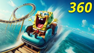 Spongebob 360 Crazy Roller Coaster Meme Roller Coaster 3 [upl. by Eitisahc114]