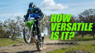 Kawasaki KLX300 Review  Road and Offroad Test [upl. by Kinney576]