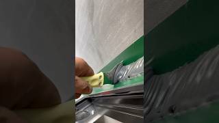 Satisfying ASMR Techniques for Sealing Aluminum and Glass Doors with Silicone [upl. by Ulises]