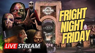 Live Fright Night Friday Universals Halloween Horror Nights [upl. by Past107]