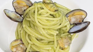 SPAGHETTI ALLE VONGOLE CON CREMA DI FRIGGITELLI [upl. by Ajet737]