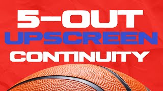 5Out Upscreen Continuity  Basketball Offense [upl. by Hunfredo]