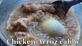 CHICKEN ARROZ CALDO  PORRIDGE OR CONGEE SO EASY [upl. by Bright245]