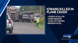 Authorities identify four Iowans killed in Indiana airplane crash [upl. by Portugal]