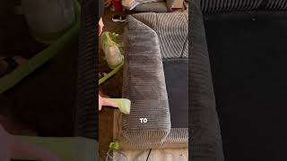 Couch Deep Clean satisfyingcleans satisfying cleantok easyclean bathroomcleaning [upl. by Deeas941]