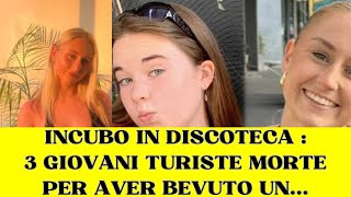 quotINCUBO IN DISCOTECAquot  3 Ragazze Morte dopo aver bevuto un DRINK con [upl. by Ahnavas]