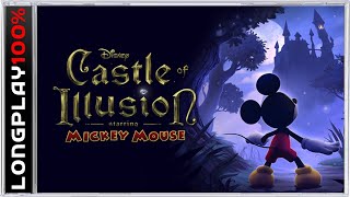 Castle of Illusion Starring Mickey Mouse 100  Longplay Walkthrough  Subtitles 1440p [upl. by Anaiq]