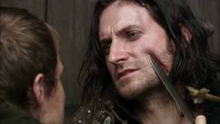 Poker Face Guy of Gisborne Robin Hood BBC Richard Armitage [upl. by Einnij]