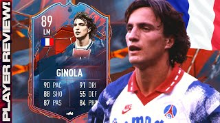 FIFA 22 GINOLA PLAYER REVIEW  89 FUT HEROES GINOLA REVIEW  FIFA 22 ULTIMATE TEAM [upl. by Ainevul]