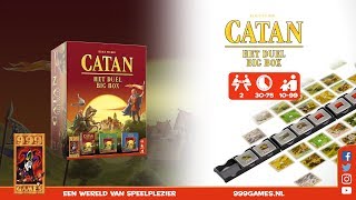 CATAN Het Duel Big Box Trailer  999 Games [upl. by Nylarac212]