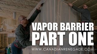 Vapor Barrier part 1 Furnace Install [upl. by Lamiv]