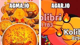 AGMAIO VS AGARIO  BATTLE ROYALE GAMEPLAY [upl. by Manson]