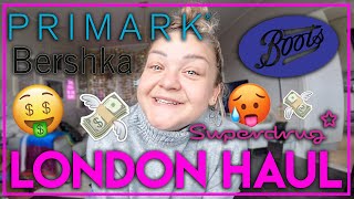 EN STOR LONDON HAUL  PRIMARK SECONDHAND BERSHKA BOOTS OSV [upl. by Cheria]