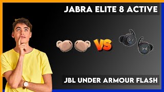 Jabra Elite 8 Active vs JBL Under Armour Flash Comparison [upl. by Shama]