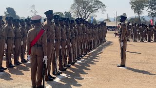 Vibrant Quick March New Malawi Police Recruits Step Into Service  Blantyre Malawi [upl. by Ais222]