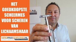 HET GOEDKOOPSTE SCHEERMES VOOR SCHEREN VAN LICHAAMSHAAR [upl. by Niret]