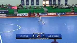 Iran vs Indonesia  AFC Futsal Championship 2014 Group Stage [upl. by Cassy]