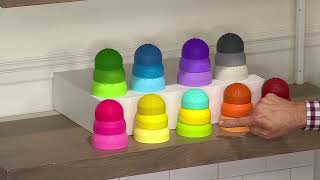 SIFTR Set of 3 MultiPurpose Mini Silicone Strainers on QVC [upl. by Revorg]