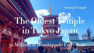 THE OLDEST TEMPLE IN JAPAN quotSENSOJI TEMPLEquot [upl. by Ysabel]