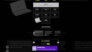 WebPulse  Digital Agency Landing Page Website Template webdesign webflow websitetemplate [upl. by Seif648]